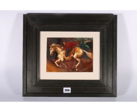 GREGORY RANKINE (b.1971)&nbsp;Cutty Sark&nbsp;Oil on board, signed, 15cm x 20cm&nbsp;Label verso: Compass Gallery, Cabinet Pa