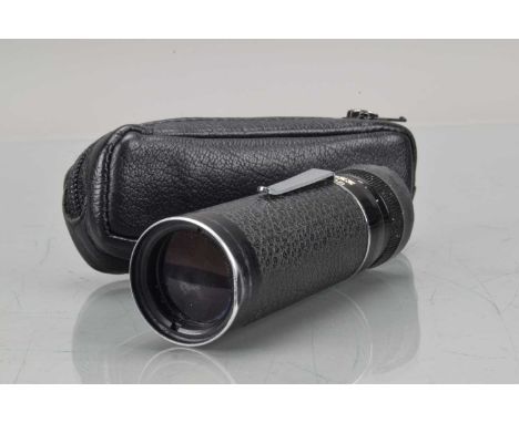 A Zeiss 8 x 20B Monocular, body G, damage to eye cup, ding to filter ring, G elements G, in soft case
