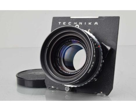 A Schneider Kreuznach Symmar-S 180mm f/5.6 Multicoating Lens, serial no 14052923, in Copal shutter, shutter working, barrel G