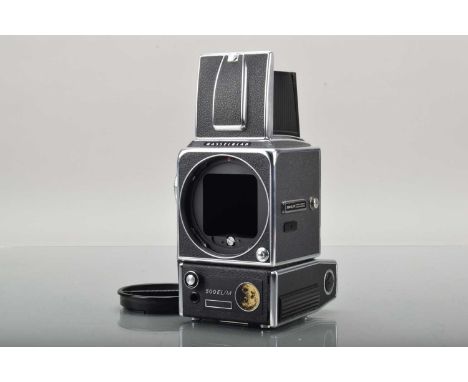 A Hasselblad 500EL/M 10 Years On The Moon Camera Body, chrome, camera number 0463, serial no UR 1313025 ,untested, body G-VG,