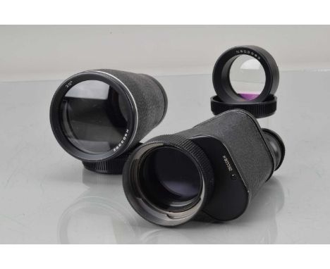 A ZOMZ MN 12 x 40-20 x 60 Monocular, serial no 903392, with 20x interchangeable lens, body G-VG, elements G, with caps, in ca