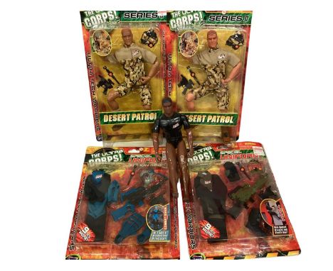 Selection of Combat Action figures, boxed and in blister packs (1 box)