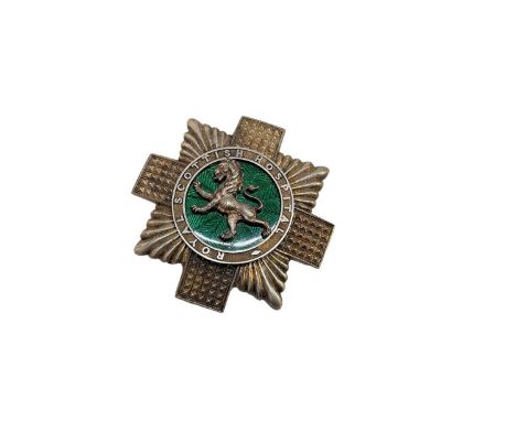 George V silver and enamel Royal Scottish Hospital, Patron’s Badge, (Edinburgh 1925), maker Hamilton & Inches. 