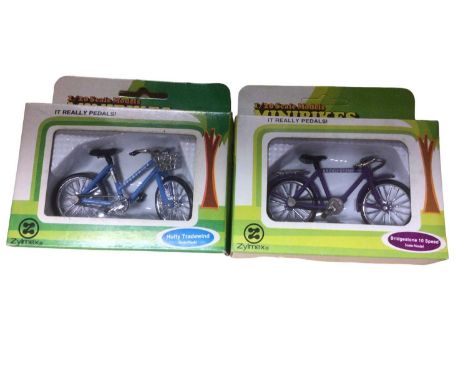 Zylmex diecast Minibikes Series complete set including Bridgestone 10 Speed H381, Huffy Tradewind H382, Royce Union H383 &amp