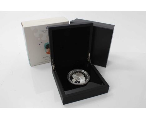 G.B. - Royal Mint The Harry Potter Collection £10 silver proof 5oz coin 2022 (N.B. Obv: Portrait of Elizabeth II, Rev: Harry 