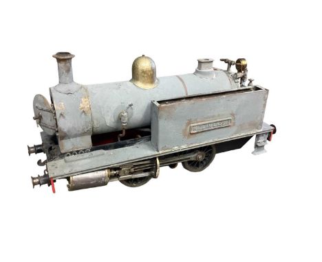 Live steam 0-4-0 tank engine copper boiler (no certificat3) paint damage