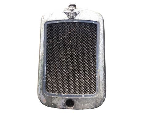 Austin Seven radiator and grill surroundLength (including the cap) 63cm Width 43cm Depth of just the frame 8cm. Depth includi