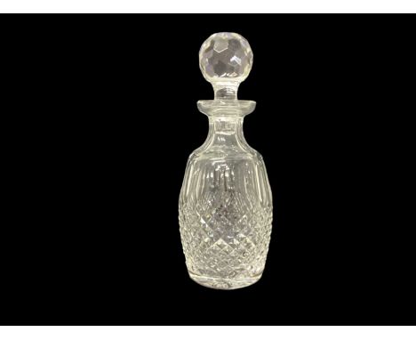 Good quality Waterford crystal decanter and stopper, 27cm high