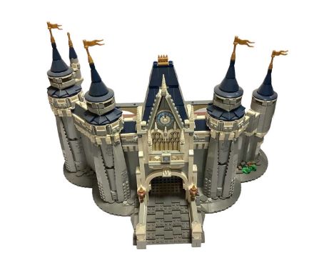 Lego Disney Castle Set, mostly constructed with instruction manual No.71040 (1)