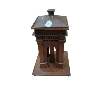 A scratch-built model of Colchester's 'Jumbo' water tower, built by the vendor's grandfather while serving in the Navy in the