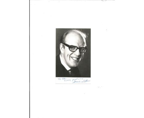 Frank Williams signed 6x4 b/w photo. English actor best known for playing Timothy Farthing, the vicar in the BBC comedy Dad's