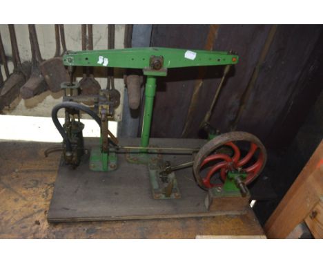 A miniature beam engine, length of beam approx. 16".
