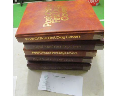 Five albums First Day Covers