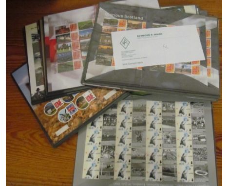 35 First Class sleeves of stamps