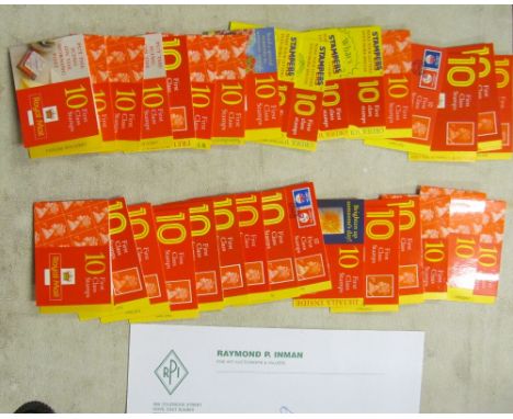 32 booklets ten First Class stamps