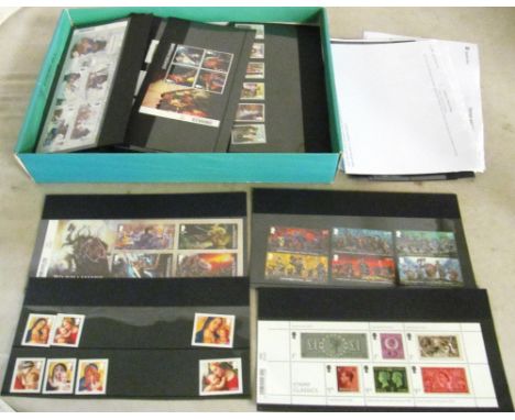 Approximately 130 Second Class, First and higher value sets of stamps
