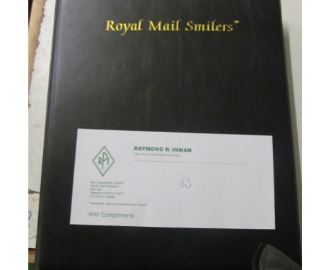An album Royal Mail Smilers many sets of First Class (36 sleeves)