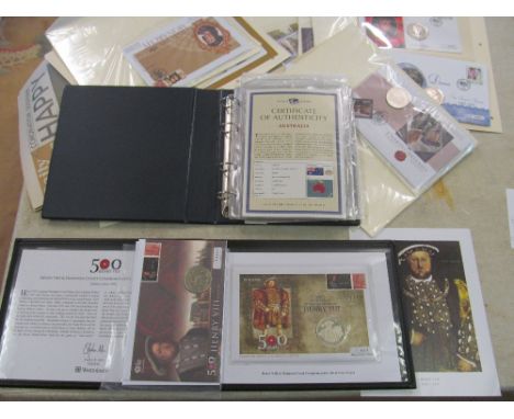 Some first day covers with silver coins etc