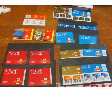 Christmas stamps 118 First Class and 188 Second Class