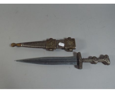 A Reproduction Roman Dagger in Scabbard.