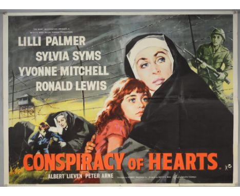 30+ British Quad film posters including Conspiracy of Hearts, The Sound of Music, Monte Walsh, 1941, The Silence, Cromwell, R