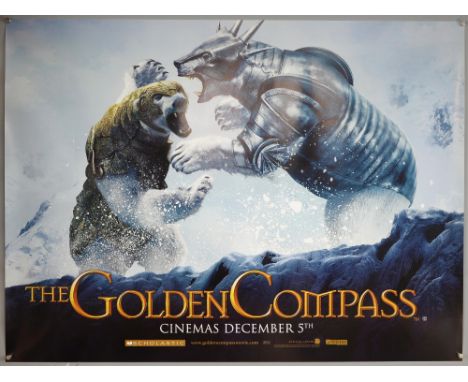 50 British Quad film posters including The Golden Compass, 2012, Charlies Angels, Speed, & others, rolled, 30 x 40 inches.  