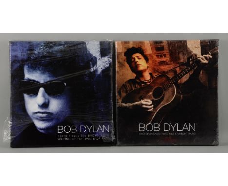 Bob Dylan - Vinyl box sets, '1960s Broadcasts: Hard Times & Ramblin' Round' & 'Waking Up To The Twists of Fate' (2).  