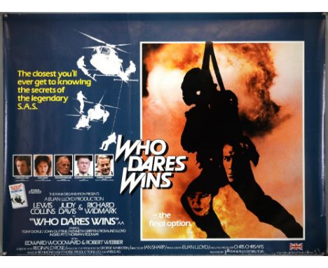 Four Vic Fair printers proof British Quad film posters, Who Dares Wins (1983), Adolf Hitler, My Part… (1973), Erik The Viking
