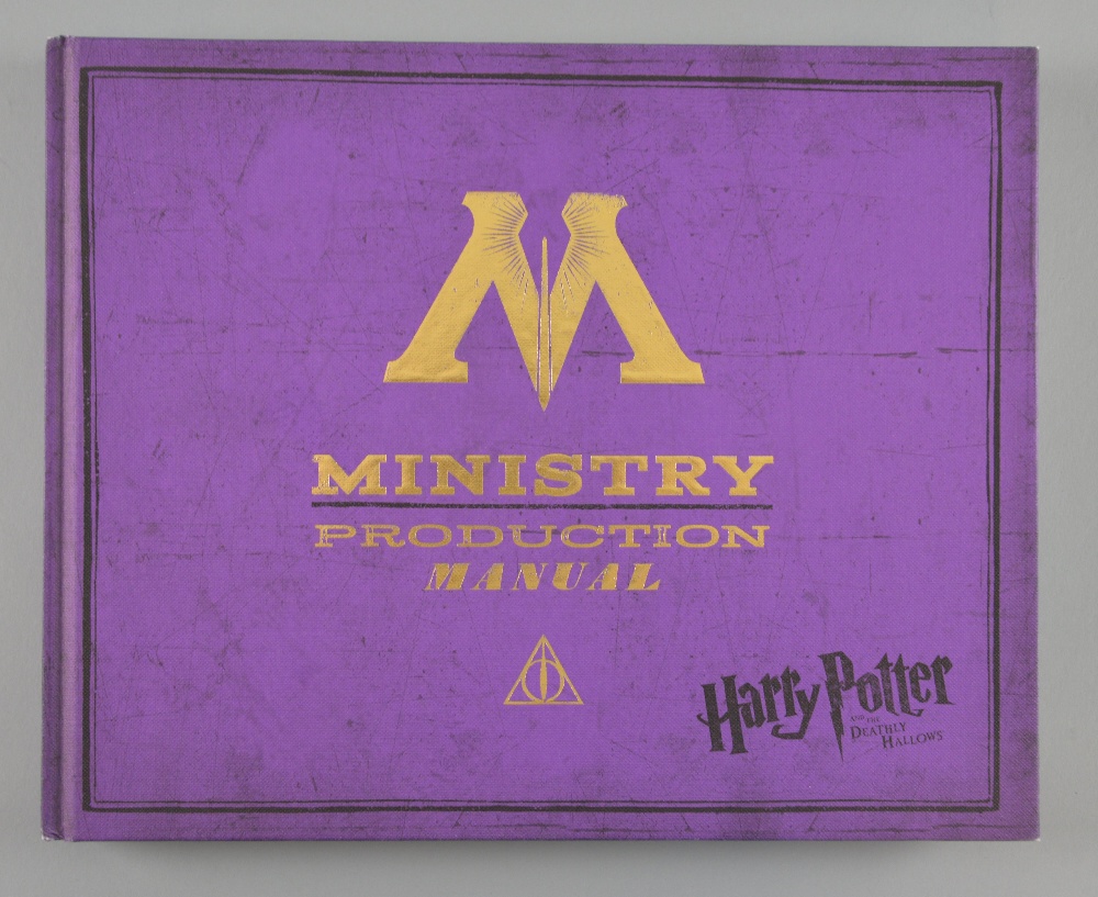 Harry Potter And The Deathly Hallows Ministry Production Manual Gifted To The Crew At The End