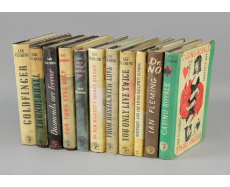 11 Ian Fleming novels, including Casino Royale, Dr. No, Octopussy and The Living Daylights, You Only Live Twice, From Russia 