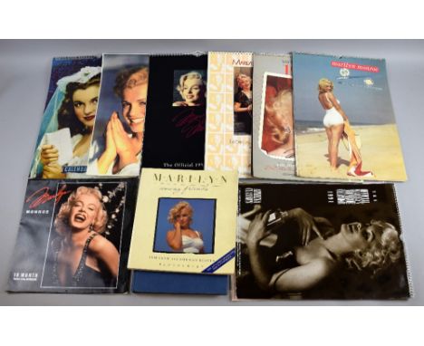 Marilyn Monroe  - Collection of items including Some Like It Hot 1970's Italian film poster, folded, quantity of vintage cale
