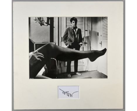 The Graduate (1968) Vintage still mounted with signature of Dustin Hoffman, 14 x 14 inches.  