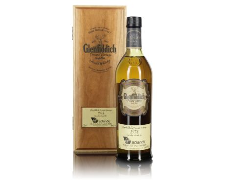  Glenfiddich Private Vintage-1978Specially selected for Virgin Atlantic. Distilled, matured &amp; bottled at The Glenfiddich 