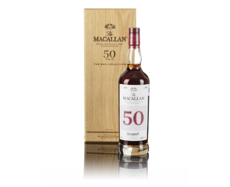  The Macallan-50 year oldThe Red Collection, bottled 2020. Distilled and bottled by The Macallan Distillers Ltd.Bottle No. 37
