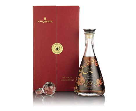  Courvoisier-Réserve Edward VIICrystal decanter No. 4 of 50. In original presentation box (some damage), accompanied by certi