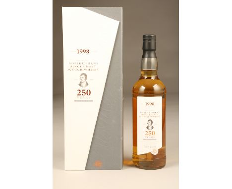 Arran 1998 Robert Burns 250 Anniversary Single Malt Scotch Whisky.  70cl 43% volume with presentation box