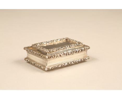 William IV silver snuff box with gilt interior. Assay marked Birmingham 1833 by Francis Clark. Inscription to lid reads; 'Pre