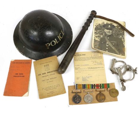 Inspector John McCrindle, Derbyshire Constabulary and Royal Artillery - A First/Second World War Group of Medals, comprising 