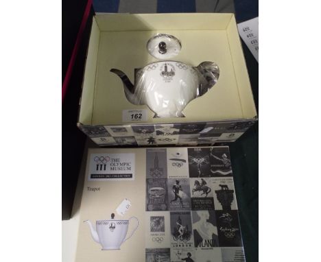 A Boxed Wedgwood London Olympic (1948) Reproduction Teapot 