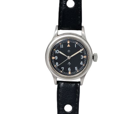 IWC Vintage Pre-Mark XI Britische Militär Herrenuhr MoD, ca. 1948. Gehäuse Stahl mit festen Armbandstegen. Handaufzug-Uhrwerk