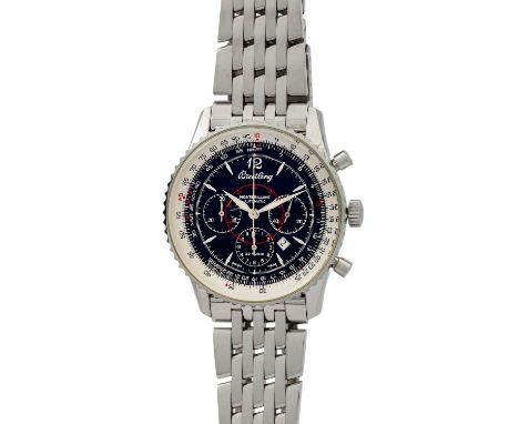 BREITLING Navitimer Montbrillant Chronograph, Ref. A41030. Armbanduhr. Ca. 1990/2000er Jahre. Edelstahl. Automatic-Werk, Kali