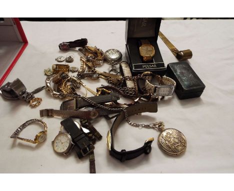 A selection of watches to include Accurist, Rotary, Oris, Sekonda etc 