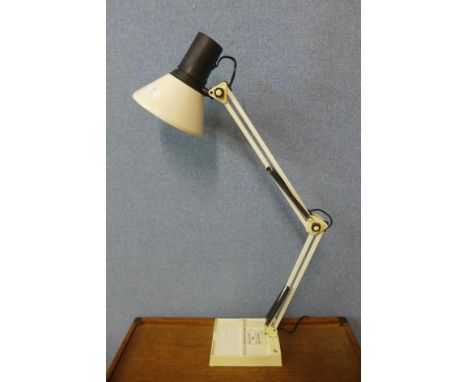 An anglepoise lamp 