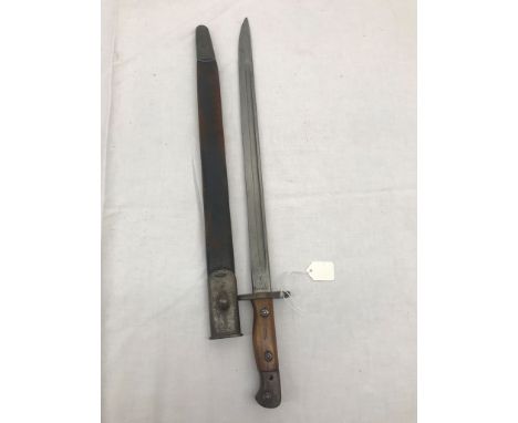 WWI Wilkinson 18" bayonet abd sheath, 1907