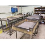 (7) Heavy Duty Steel Carts, (2) A-Frame Hanging Carts