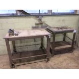 (2) Heavy Duty Steel Carts, w/ Contents