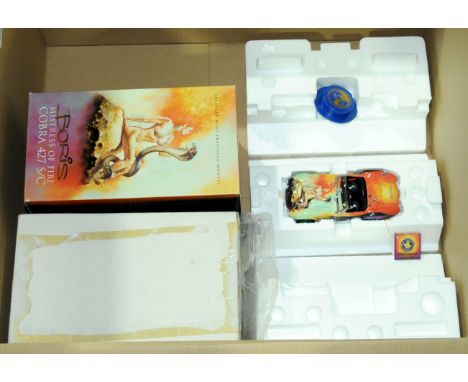 Franklin Mint, a boxed 1:24 scale Cobra 427SC "Boris Mistress of Fire". Although not checked for completeness, model appears 