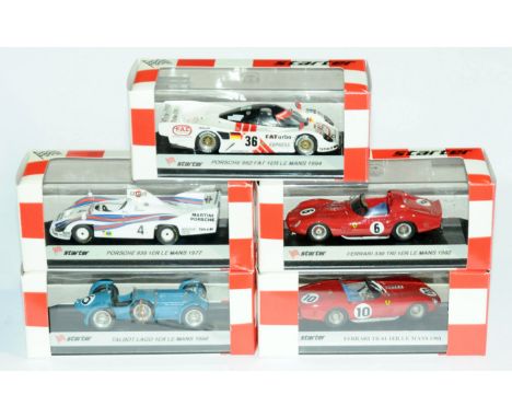 Starter (France), a boxed group of 1/43rd scale ?Le Mans? racing models to LM094 Porsche 962 FAT with racing number 36, Le Ma