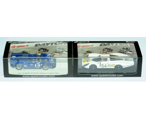 Spark 1/43 scale Daytona Prototypes boxed pair comprising of (1) 43DA68 Porsche 907, racing number 54, Winner Daytona 24hrs 1