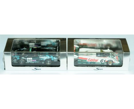 Spark 1/43 scale Le Mans/Daytona Jaguar boxed pair comprising of (1) S0761 Jaguar XJ220, racing number 50, Le Mans 1993 ?D.Br